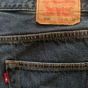 New Levi’s 550 relaxed fit jeans size 36/32